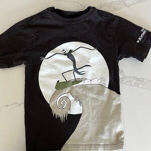 Disney parks glow in the dark Nightmare Before Christmas Kids T-Shirt (S)